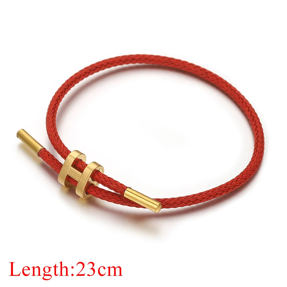 H rope bracelet