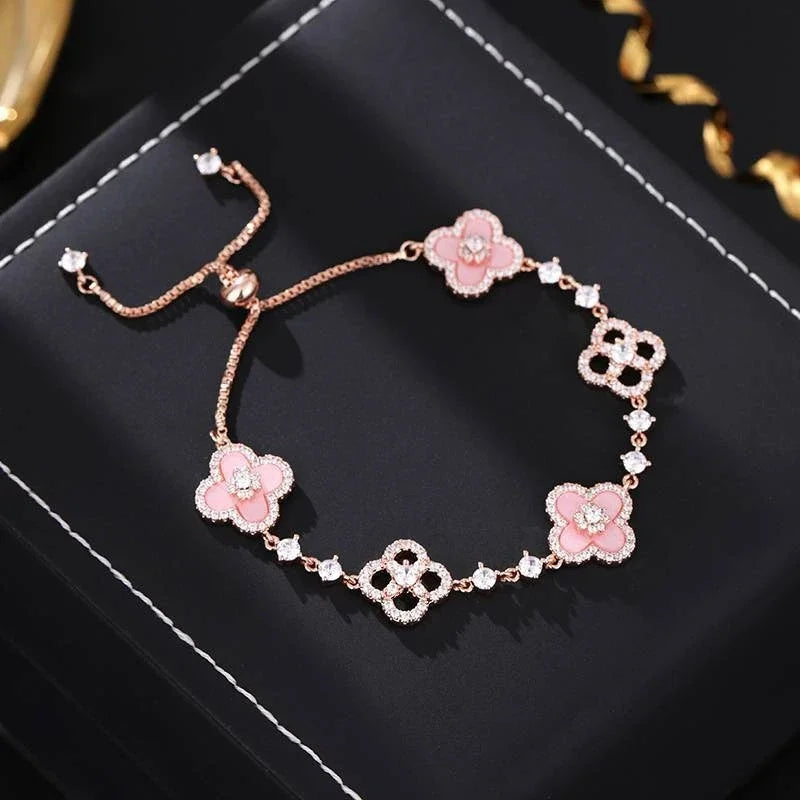 clover sakura bracelet