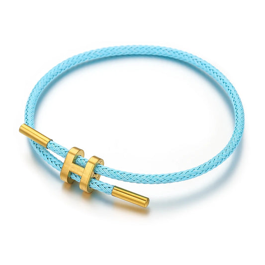 H rope bracelet