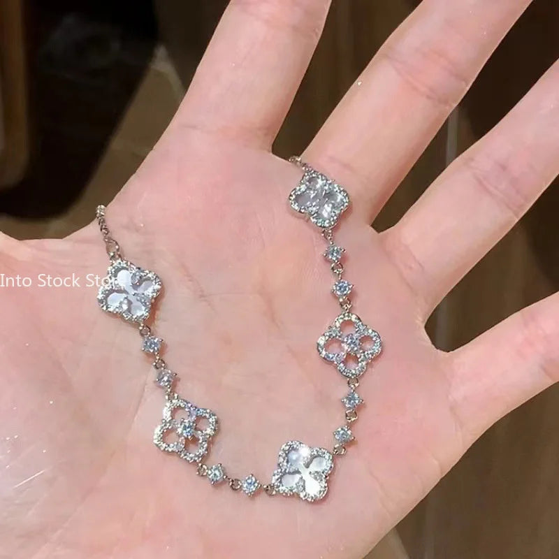 clover diamond bracelet